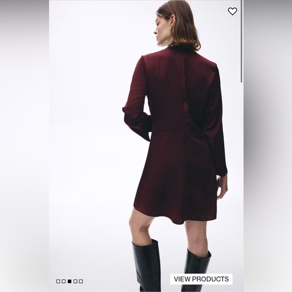 H&M TWIST-DETAIL DRESS  Small - Picture 3 of 9